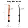 oakxco Lanyard Compatible with Airpods Pro 2 Loop Adjustable Hand Wrist Nylon Strap, Lanyard for Cell Phone/Camera/Switch/iPods Pro 2nd/Airpods 1/2nd/3rd/Pro Case, Orange view 4