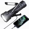 PPLEE Emergency Weather Radio NOAA Certified, Hand Crank Solar Flashlight Radio with Cell Phone Charger, Portable AM FM Battery Powered Radio, Reading Lamp, SOS Alarm for Hurricane Camping Survival view 1