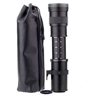 JINTU Telephoto Lens for Canon, EOSM Lens 420-800mm Manual Focus Zoom Lens (MF) for Canon EOS-M (EF-M Mount) Camera EOS M M2 M3 M5 M6 M10 M50 M100 Mirrorless Cameras