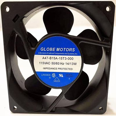 1PCS A47-B15A-15T3-000 Fan A47-B15A-15T3-000 115V 14/13W 12012038mm Cooling Fan