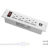 20W Recessed Power Strip USB C Fast Charge Desk Power Outlet Type C Flush Mounted Extension Power Plug for Conference Countertop Desktop Drawer Sofa view 2