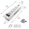 20W Recessed Power Strip USB C Fast Charge Desk Power Outlet Type C Flush Mounted Extension Power Plug for Conference Countertop Desktop Drawer Sofa view 4