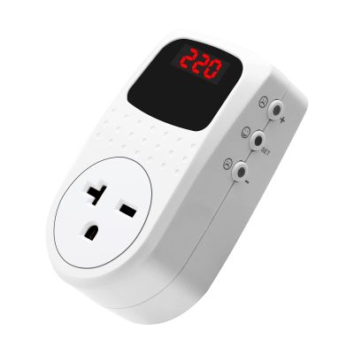 BSEED Surge Protector Outlet, Voltage Regulator, Heavy Duty Whole House Wall Protector for Home, Office, Travel, LED Indicator Light, Single Outlet, 220V, 15A, 1 Pack