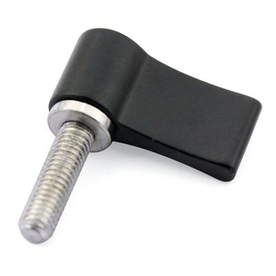 FEICHAO CNC Single Wing Handle M5x17 M6x17 Tight Lock Adjustable Wrench Screws for Photographic Camera Accessories (1 pcs M6*17,Black)