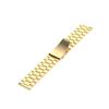 22MM Metal Watch Band Compatible with Amazfit GTR 4/GTR 3/GTR 3 Pro/Bip 5/GTR 2 Bands for Women Men Mesh Stainless Steel Replacement Band Bracelet Straps Wristband Smartwatch Accessory (Gold) view 3
