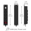 20W Recessed Power Strip USB C Fast Charge Desk Power Outlet Product Image Mountable Power Strip with USB Ports,Wall Mount Power Outlets view 4