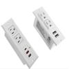 20W Recessed Power Strip USB C Fast Charge Desktop Power Strip with 2 Outlets 2 USB view 1