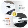 Shark Fin Antenna Top Mounted Roof Cover Trim Compatible with Toyota Tundra 2022 2023 2024 2025 Pickup Truck Car Antenna Decoration Accessories (Black) view 2