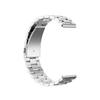 22MM Metal Watch Band Compatible with Amazfit GTR 4/GTR 3/GTR 3 Pro/Bip 3/GTR 2 Bands for Women Men Mesh Stainless Steel Replacement Band Bracelet Straps Wristband Smartwatch Accessory (Silver) view 2