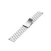 22MM Metal Watch Band Compatible with Amazfit GTR 4/GTR 3/GTR 3 Pro/Bip 3/GTR 2 Bands for Women Men Mesh Stainless Steel Replacement Band Bracelet Straps Wristband Smartwatch Accessory (Silver) view 4