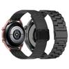 22MM Metal Watch Band Compatible with Amazfit GTR 4/GTR 3/GTR 3 Pro/Bip 3/GTR 2 Bands for Women Men Mesh Stainless Steel Replacement Band Bracelet Straps Wristband Smartwatch Accessory (Black) view 1