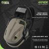 GREEN DEVIL Shooting Ear Protection Electronic Hearing Protection Ear muffs With Mic Sound Amplification Noise Reduction 26dB Earmuffs/Headphones For Gun Range Shooting Hunting view 3