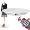 BEZAX Electric Rotating Turntable, 360 Degree Motorized Turntable Display Stand for Photography Video Shooting Props Jewelry,White-60cm view 1