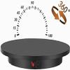 BEZAX Electric Rotating Turntable, 360 Degree Motorized Turntable Display Stand for Photography Video Shooting Props Jewelry,Black-60cm view 4