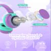 MIDOLA Kids Headphone Wired Volume Limited 85/94dB Over-Ear/On-Ear Foldable Headset with Microphone Hearing Protection Headphones for Toddler Boy Girl Child School Learning Pad Tablet Purple view 4