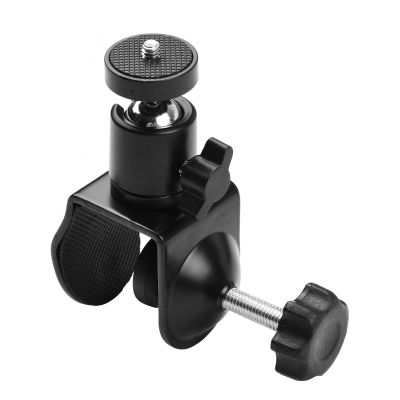 Andoer Super Clamp Mount U-Shaped Fixing Clamp with Rotatable Ball Head for LED Light Camera Microphone