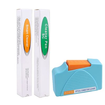 Duogalia Fiber Cleaner Optical Tools Kit Includes 2.5mm Cleaning Pen for SC/ST/FC Connector, Cleaing Pen for 1.25 mm LC/MU Connector and Cleaning Box for FC & SC & LC End Faces