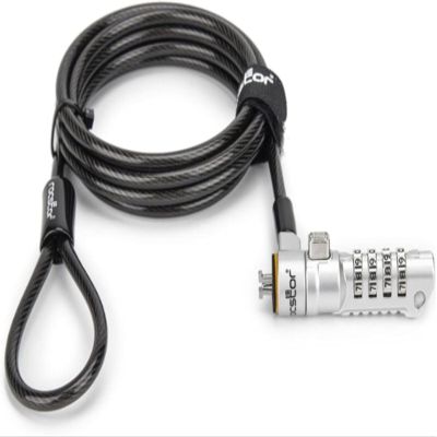 Rocstor Rocbolt N19 Security Cable, 4-digit Combination Lock For Nano-Shaped Slots