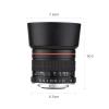 Andoer Andoer 85mm F1.8 Large Medium Aperture Telephoto Lens Full Frame Portrait Camera Lens Manual Focus 7 Groups 10 Elements EF Mount for Landscape Architecture Sports Product view 3