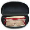 Hazuki Loupe Magnifier Glasses Red, Standard-M 1.60x Clear Eyeglasses for Men Women's Reading Small Prints Labels Outdoor view 2