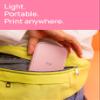 Canon Ivy 2 Mini Photo Printer, Print from Compatible iOS & Android Devices, Sticky-Back Prints, Blush Pink view 4