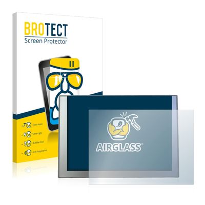brotect Glass Screen Protector Film Compatible with Siemens TP 900 Comfort INOX - Glass-Foil 9H Protection [Scratch Resistant, High Clarity]