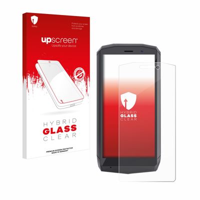 upscreen Screen Protector Film compatible with Cubot Pocket - 9H Glass Protection, Extreme Scratch Resistant