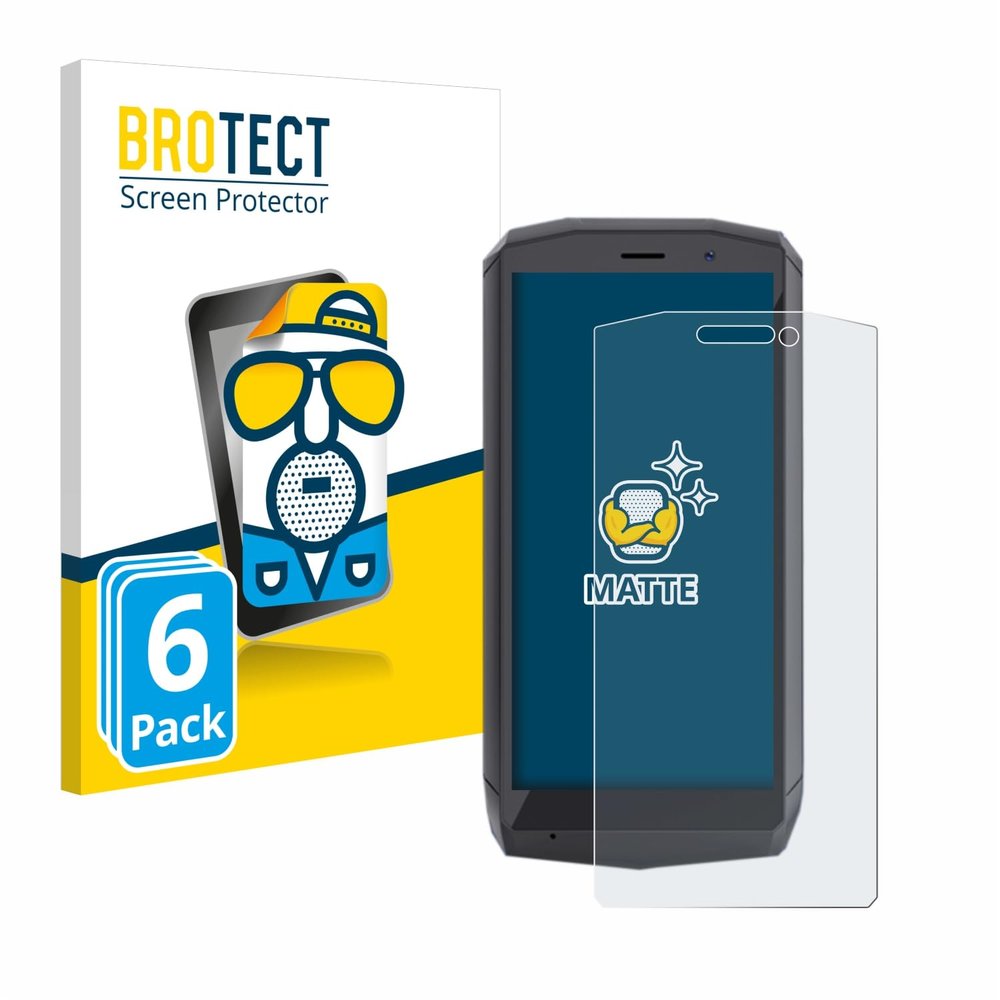 brotect Screen Protection Film 6-Pack Compatible with Cubot Pocket Anti Glare Screen Protector [Matte, Scratch Proof]