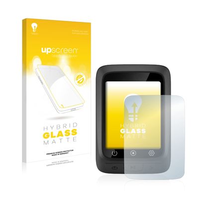 upscreen Matte Screen Protector Glass Film compatible with CooSpo BC107 - Anti-Glare, Anti-Fingerprint, 9H Glass Protection