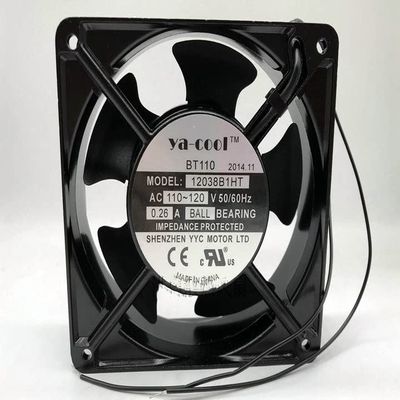 BT110 12038B1HT Fan for 110-120V 0.26A 12CM Cooling Fan
