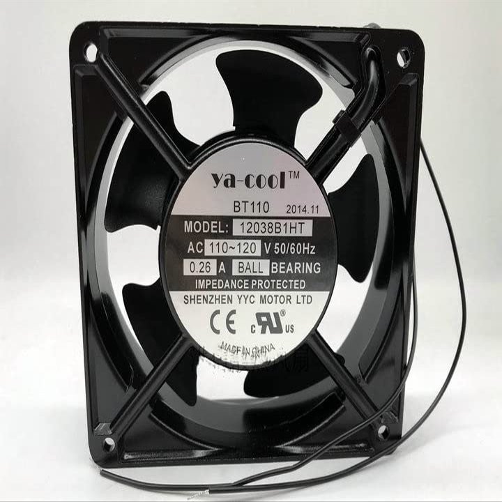 BT110 12038B1HT Fan for 110-120V 0.26A 12CM Cooling Fan