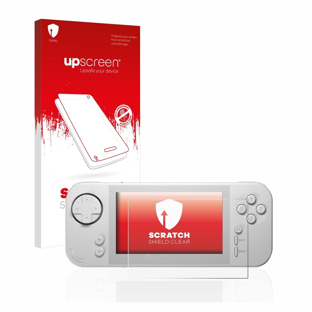upscreen Scratch Shield Screen Protector compatible with Evercade EXP - HD-Clear, Anti-Fingerprint