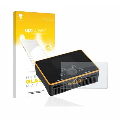 upscreen Matte Screen Protector Glass Film compatible with Junsi iCharger DX8 Duo - Anti-Glare, Anti-Fingerprint, 9H Glass Protection