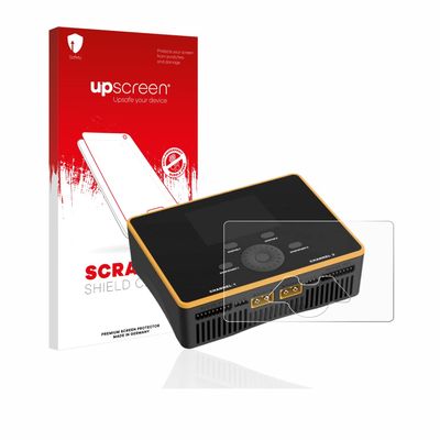 upscreen Scratch Shield Screen Protector compatible with Junsi iCharger DX8 Duo - HD-Clear, Anti-Fingerprint