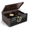 Victrola Empire Signature 7-in-1 Wood Mid Century Modern Bluetooth Record Player view 3