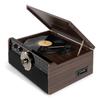 Victrola Empire Signature 7-in-1 Wood Mid Century Modern Bluetooth Record Player view 4