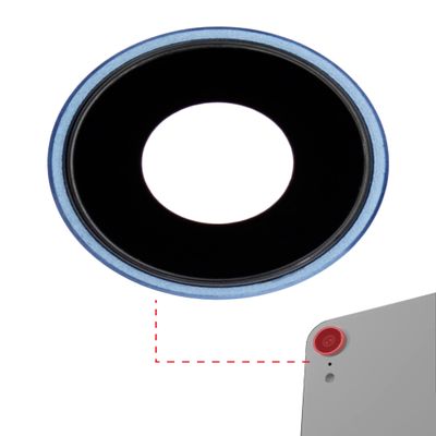 Best Shopper - Replacement Back Camera Lens with Bracket & Bezel Compatible with iPhone XR (Blue) (10 Pack)