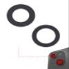 Best Shopper - Replacement Back Camera Lens (Glass Only) with Adhesive Compatible with iPhone 13/13 Mini (2 Piece Set) (Real Sapphire/Premium) view 1