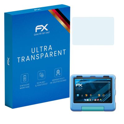 atFoliX Screen Protection Film compatible with Amazn Fre HD 8 Kids Model 2022 Screen Protector, ultra-clear FX Protective Film (2X)