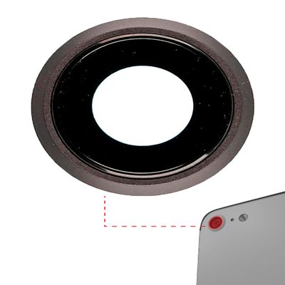 Best Shopper - Replacement Back Camera Lens with Bracket & Bezel Compatible with iPhone 8 / SE (2020) / SE (2022) (Space Gray) (10 Pack)