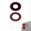 Best Shopper - Replacement Back Camera Lens with Bracket & Bezel Compatible with iPhone 12/12 Mini (Aftermarket Plus) (Red) view 1