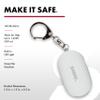 SABRE 2-in-1 Personal Alarm with LED Light, 130dB Personal Safety Siren, Snap Hook for Instant Access, 1,250 Foot (381 Meters) Range, Compact Design for Easy Attachment to Purse, Bag, or Keys view 2