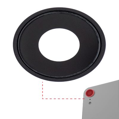 Best Shopper - Replacement Back Camera Lens with Bracket & Bezel Compatible with iPhone XR (Black) (10 Pack) (Real Sapphire l Premium)