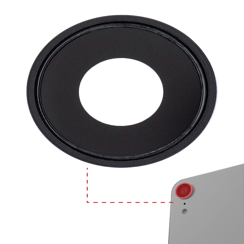 Best Shopper - Replacement Back Camera Lens with Bracket & Bezel Compatible with iPhone XR (Black) (10 Pack) (Real Sapphire l Premium)