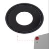 Best Shopper - Replacement Back Camera Lens with Bracket & Bezel Compatible with iPhone XR (Black) (10 Pack) (Real Sapphire l Premium) view 1