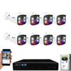 GW Security 8 Channel 4K NVR 5MP POE Audio & Video Security Camera System - (8) 5MP 1920P Waterproof Bullet Cameras,Built in Microphone, AI Human & Vehicle Detection, Pre-Installed 2TB Hard Drive view 1