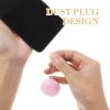 NUOBESTY 8pcs Phone Screen Cleaner Cellphone Touch Screen Cleaner Macaron Shape Smartphone Cleaning Wipes Brush Handbag Pendant Keychain Charm for TV Monitors Glass Lens Random Color view 3