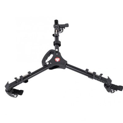 BOWONG Photography Professional Heavy Duty Tripod Dolly with Rubber Wheels and Adjustable Leg Mounts for Canon Nikon Sony DSLR Cameras Camcorder Photo Video Lighting