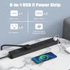 Surge Protector Power Strip with USB C Ports, 10FT Braided Extension Cord, 5 Outlets and 3 USB Ports(1 USB C), AUOPLUS Mountable Power Strips Flat Plug with Overload Protection view 2