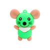 128GB Green Mouse Model Flash Drive USB 2.0 High Speed Memory Stick Thumb Drive Jump Drive Zip Drive for Data Storage and Backup view 1